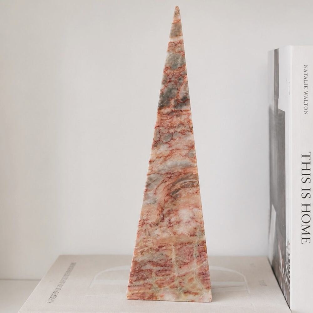1990's Neoclassical Style Marble Obelisk